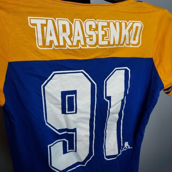Proedge By Knights Apparel Tarasenko #91 Blues Hockey T-Shirt Size Medium - Picture 7 of 8